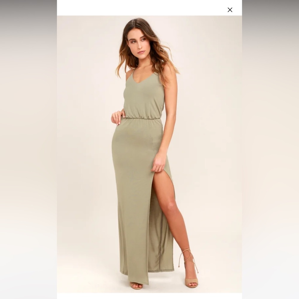 Lulus maxi dress
